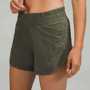 TRACK THAT MID-RISE LINED SHORT 5" size 2 in Carob Brown